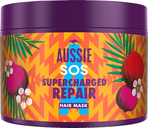 Aussie hiusnaamio 450ml SOS Supercharged Repair