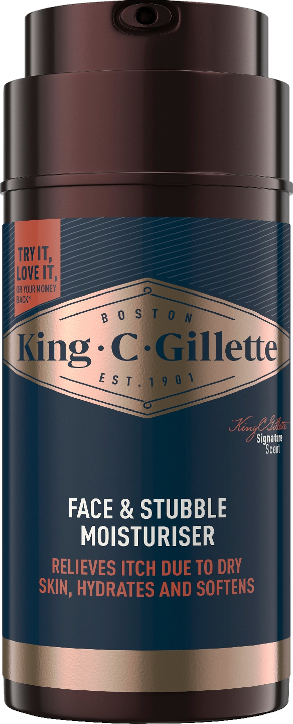 King C. Gillette kosteusvoide kasvoille ja sängelle 100ml