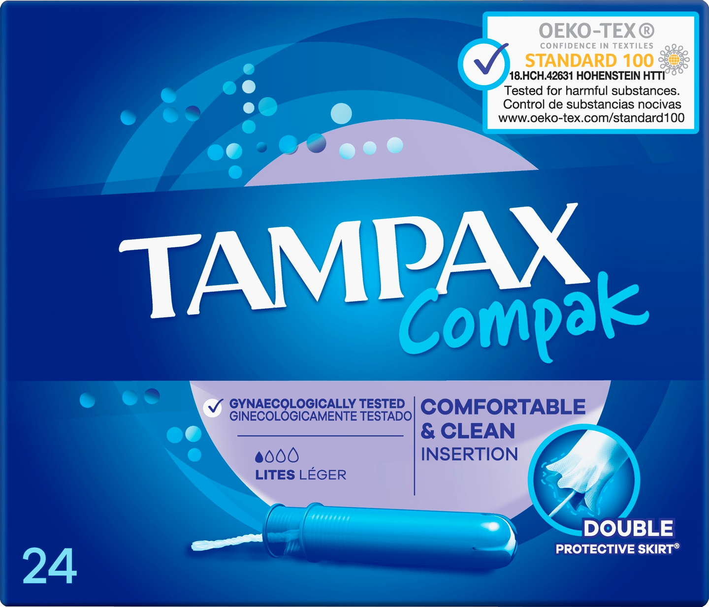 Tampax tamponi 24kpl Compak Lite