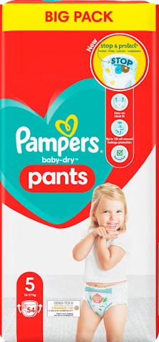 Pampers housuvaippa 54kpl Baby Dry Pants S5 12-17kg Big Pack