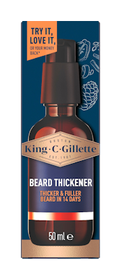 King C. Gillette Beard Thickener partaseerumi 50ml