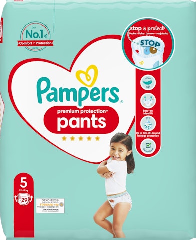 Pampers housuvaippa 29kpl Premium Protection Pants S5 12-17kg