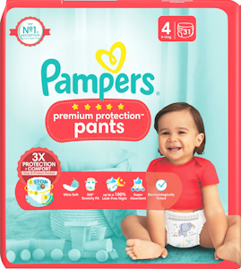 Pampers Premium Protection Pants S4 9-15kg 31kpl