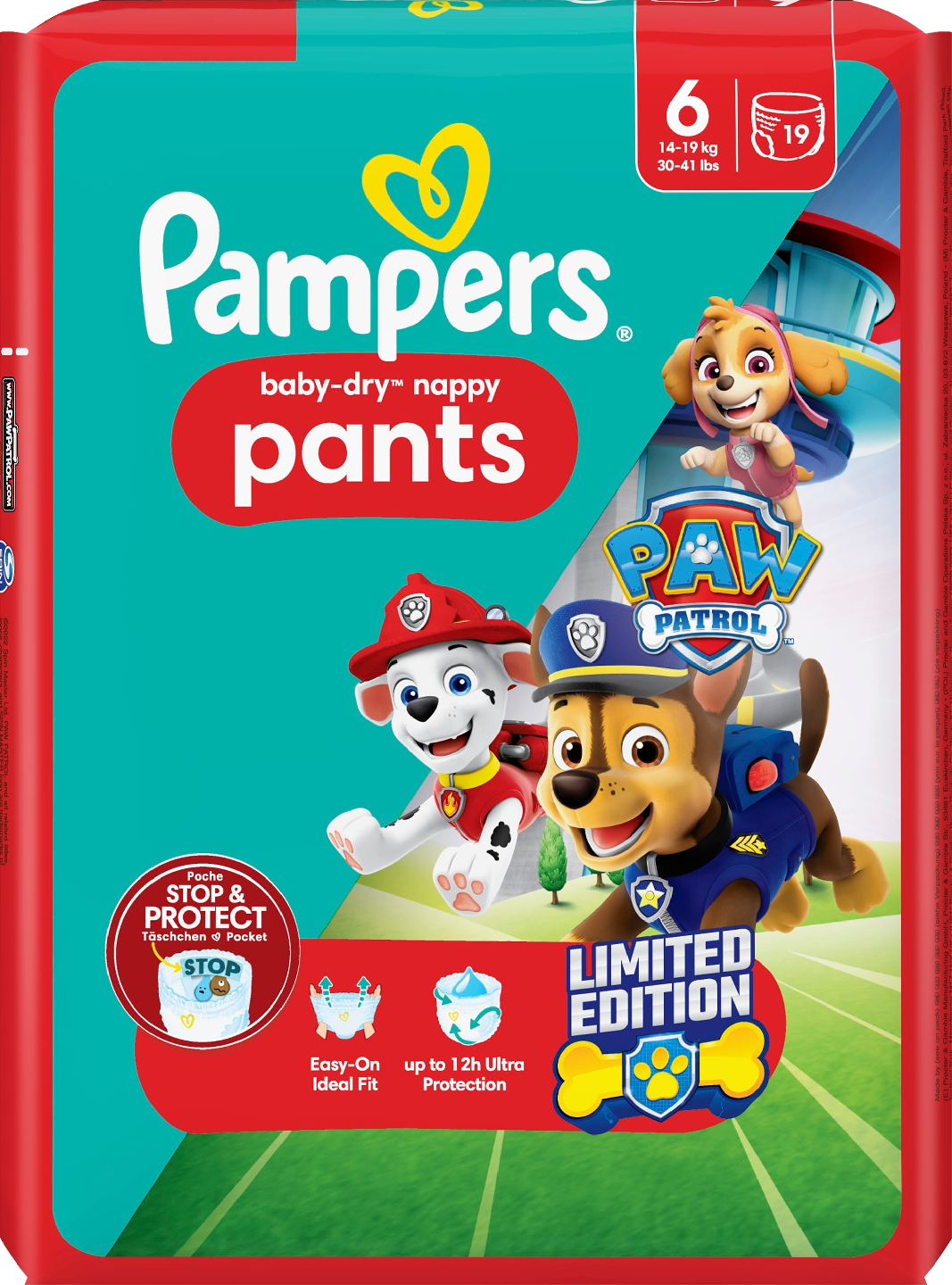 Pampers Baby Dry Pants S6 14-19kg 19kpl Ryhmä Hau