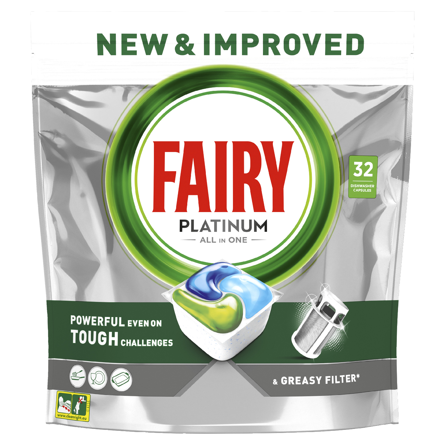 Fairy Platinum All_in1 32tab Original Konetiskitabletti | K-Ruoka ...