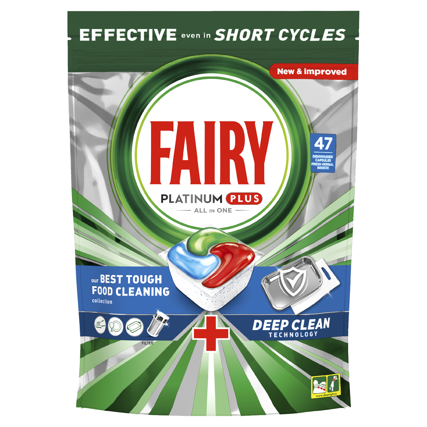 Fairy Platinum Plus All_in1 Deep Clean Konetiskitabletti 47tab | K ...