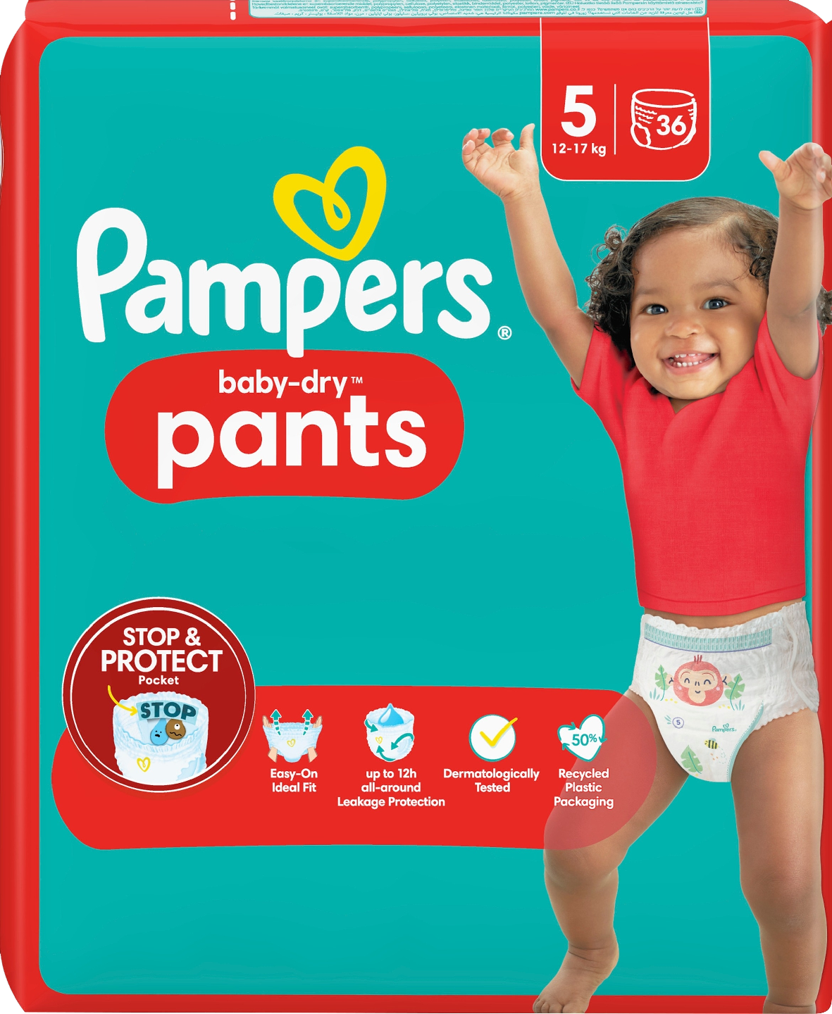 Pampers Baby Dry housuvaippa S5 12-17kg 36kpl