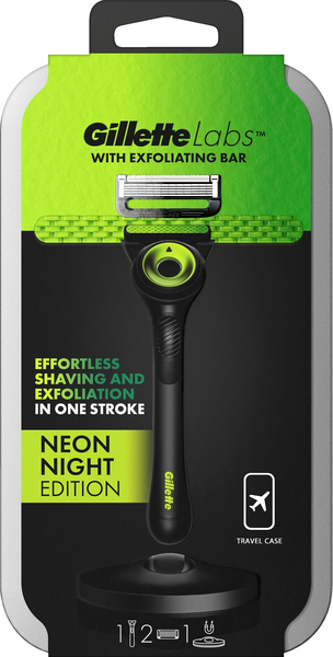 Gillette Labs with Exfoliating Bar Neon Night partahöylä ja 1 ...