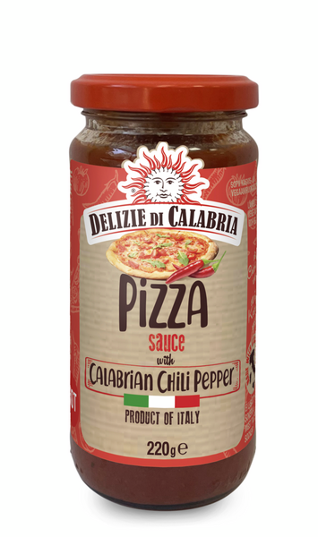 Delizie di Calabria pizzakastike 220g hot
