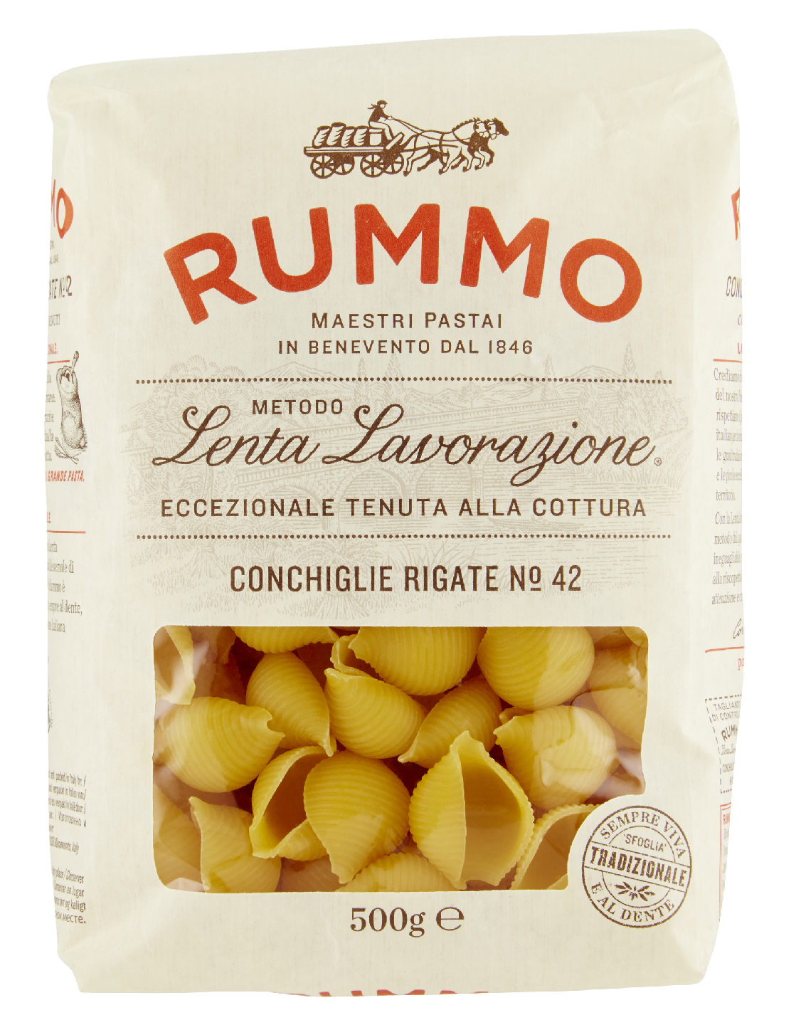 Rummo Conchiglie Rigate No 42 pasta 500 g