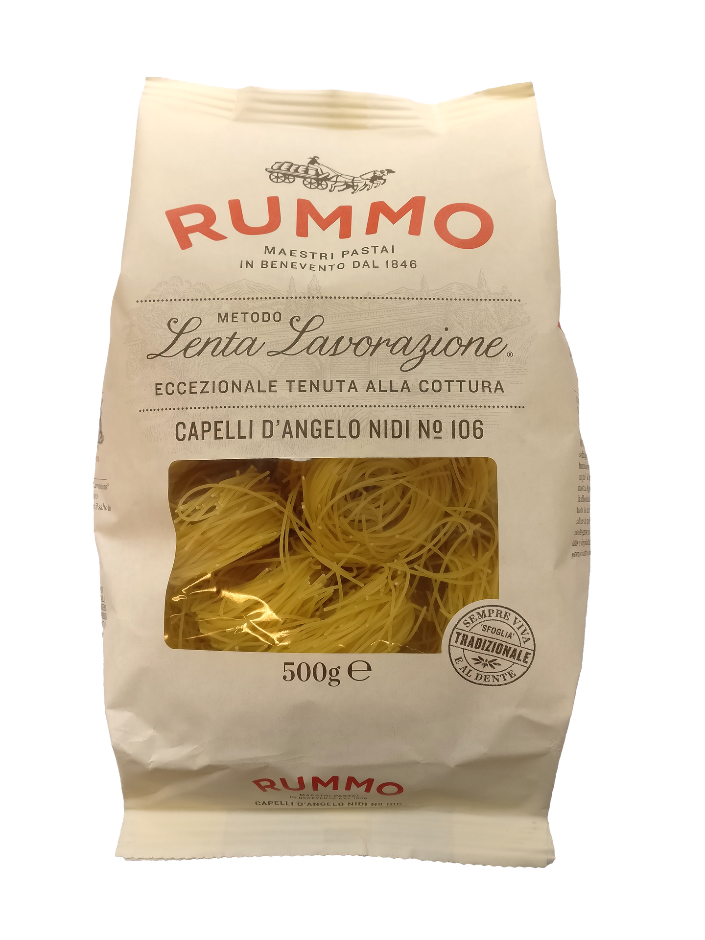 Rummo Capelli d'Angelo No106 pasta 500g | K-Ruoka Verkkokauppa