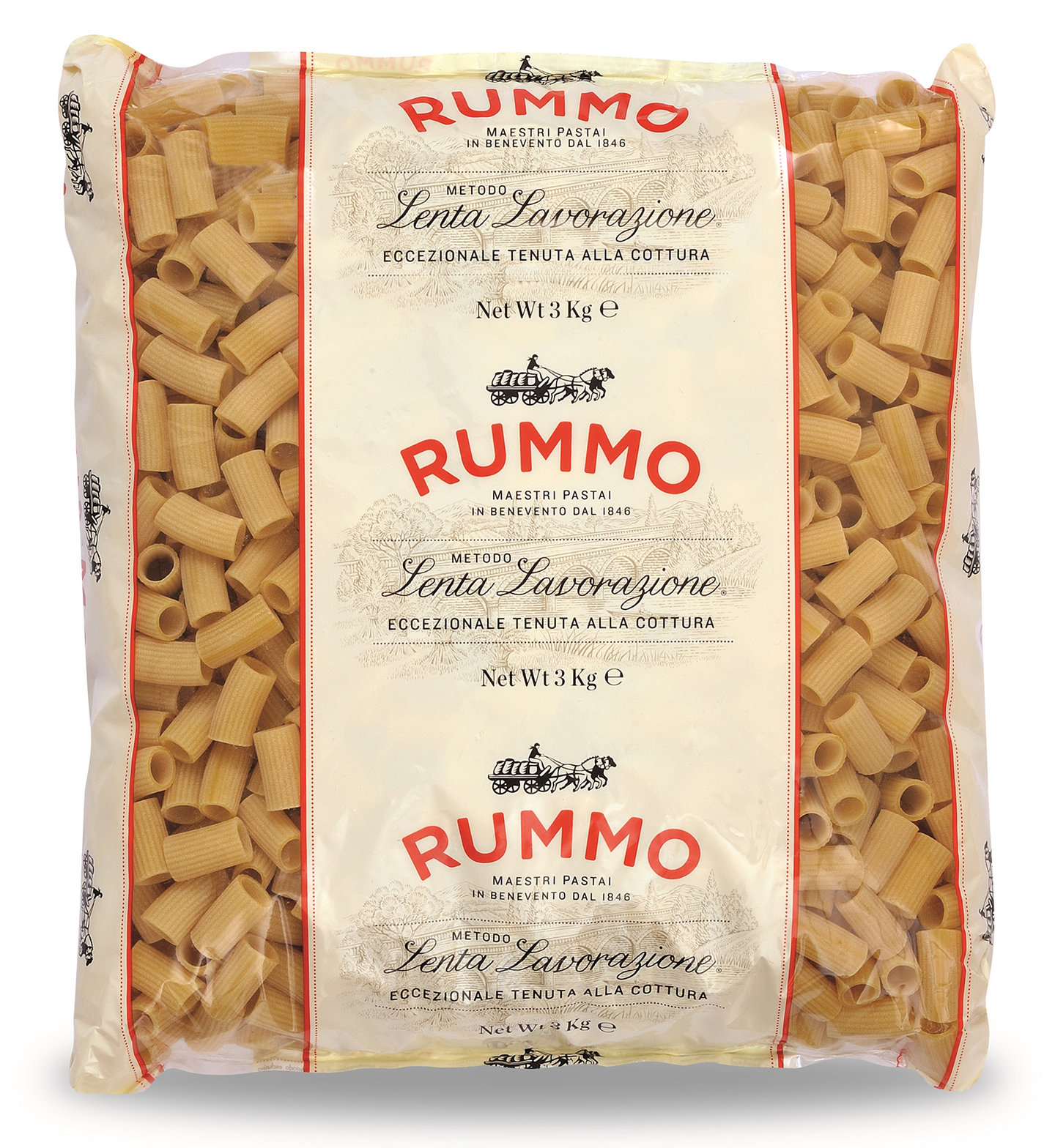 Rummo pasta mezzi rigatoni 3kg — HoReCa-tukku Kespro