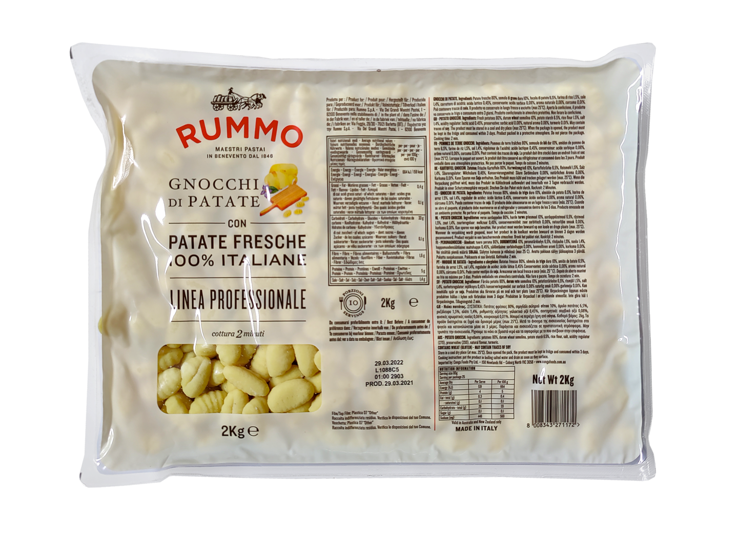 Rummo Perunagnocchi 2kg