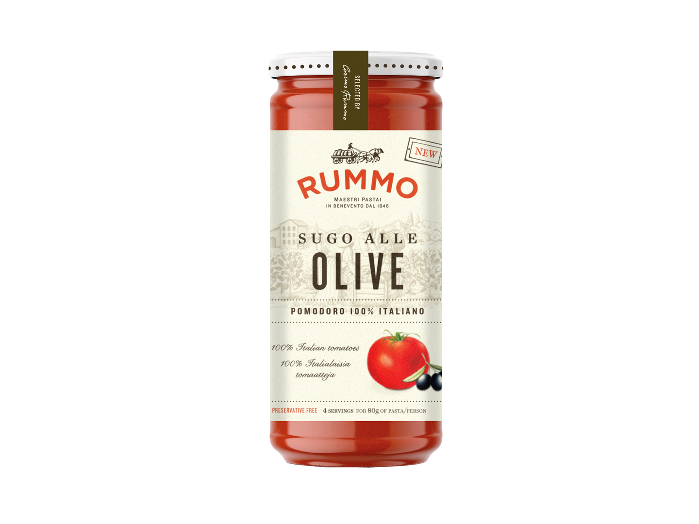 Rummo pastakastike 340g Sugo alle Olive