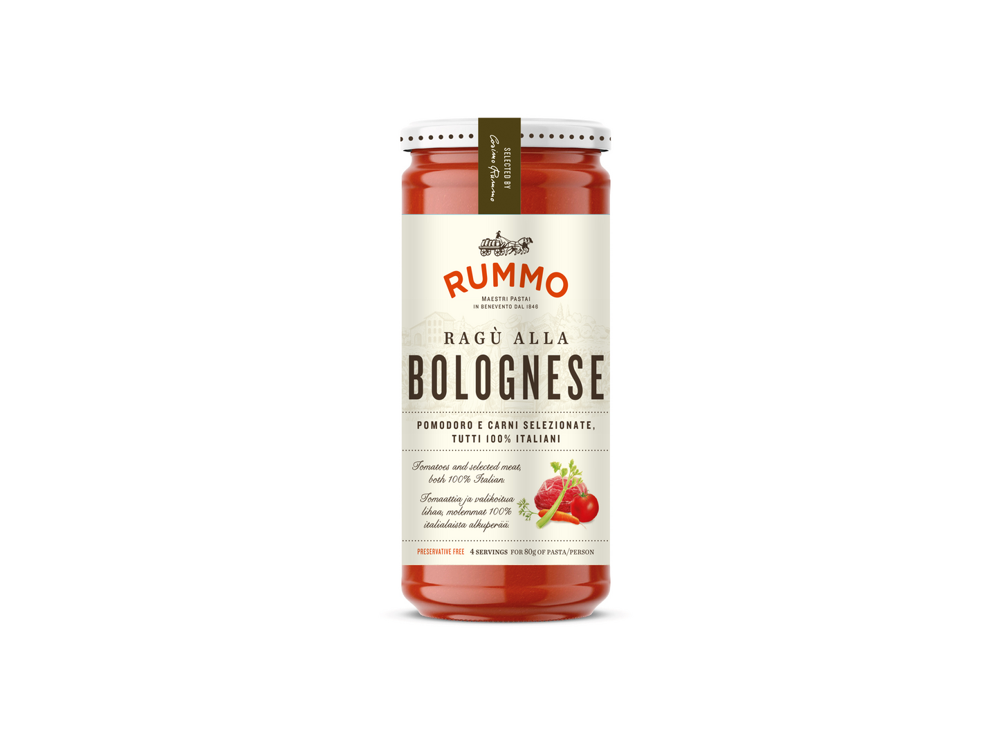 Rummo jauhelihakastike 340g Bolognese