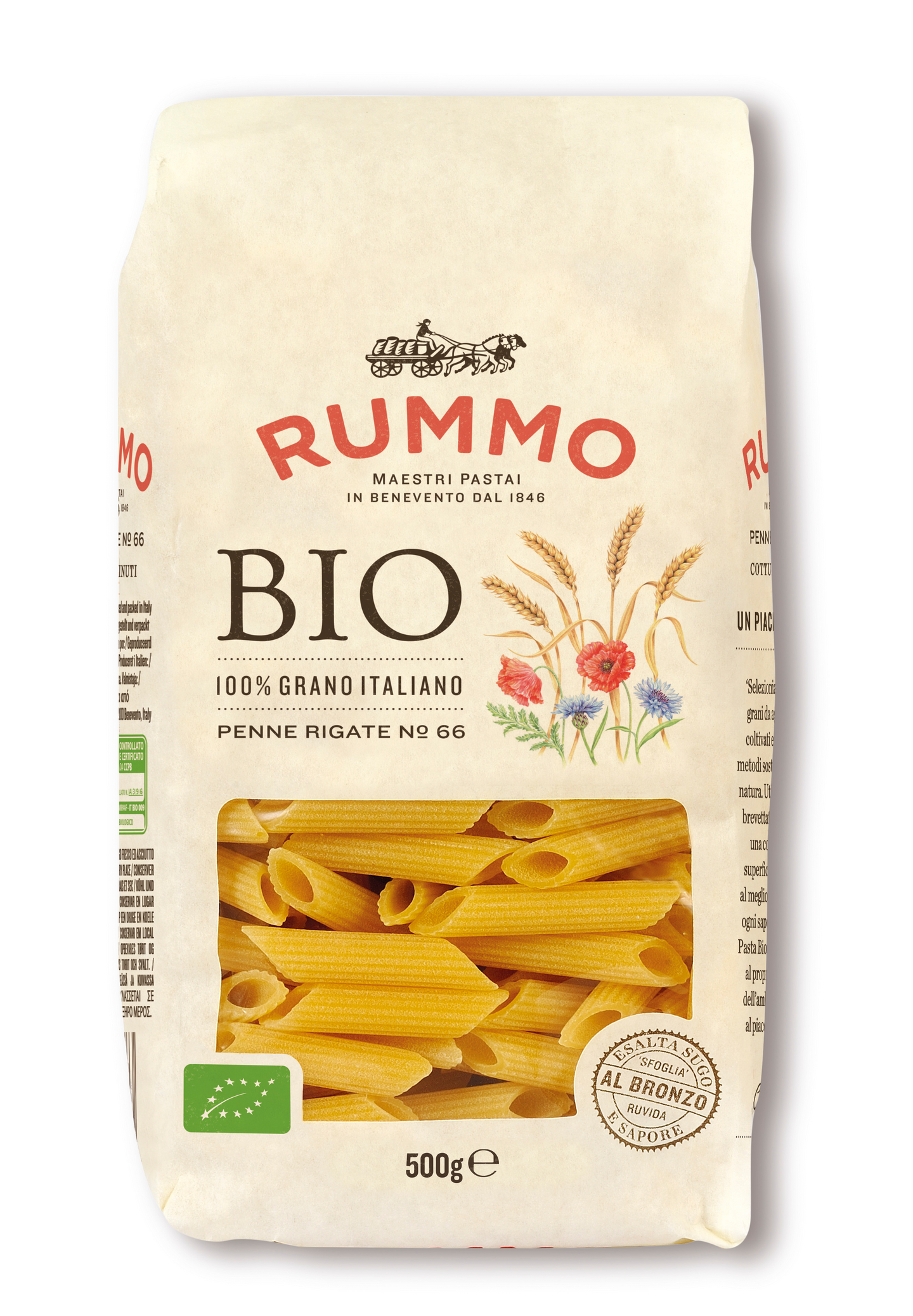 Rummo Luomu Penne Rigate No66 500g