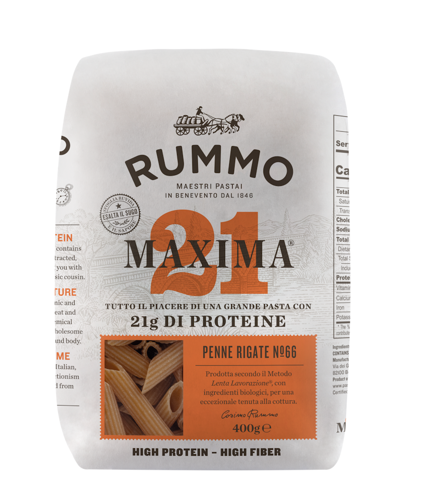 Rummo Maxima Penne Rigate no66 400g luomu - HoReCa-tukku Kespro