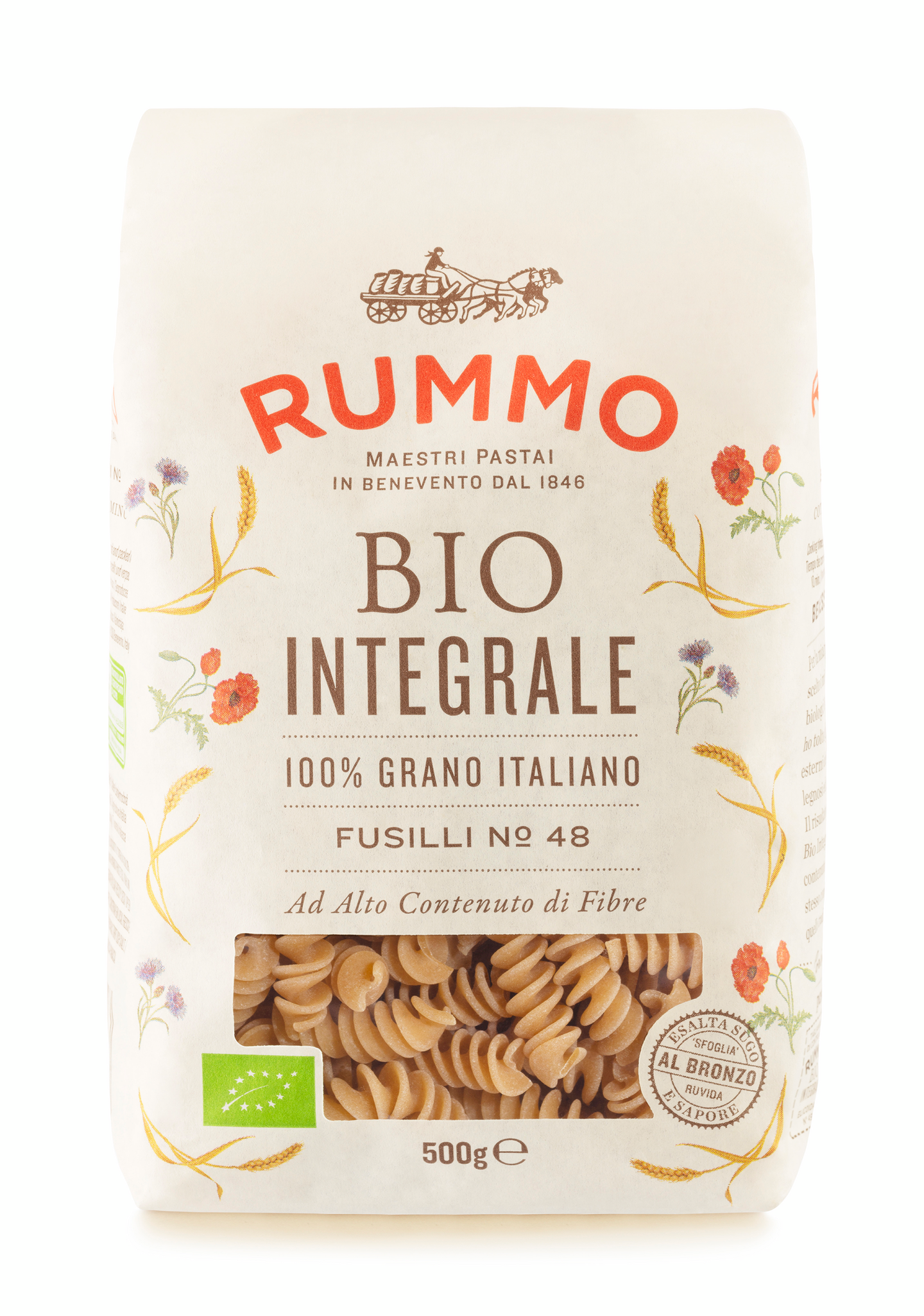 Rummo Luomu Täysjyvä Fusilli No48 500g | K-Ruoka Verkkokauppa