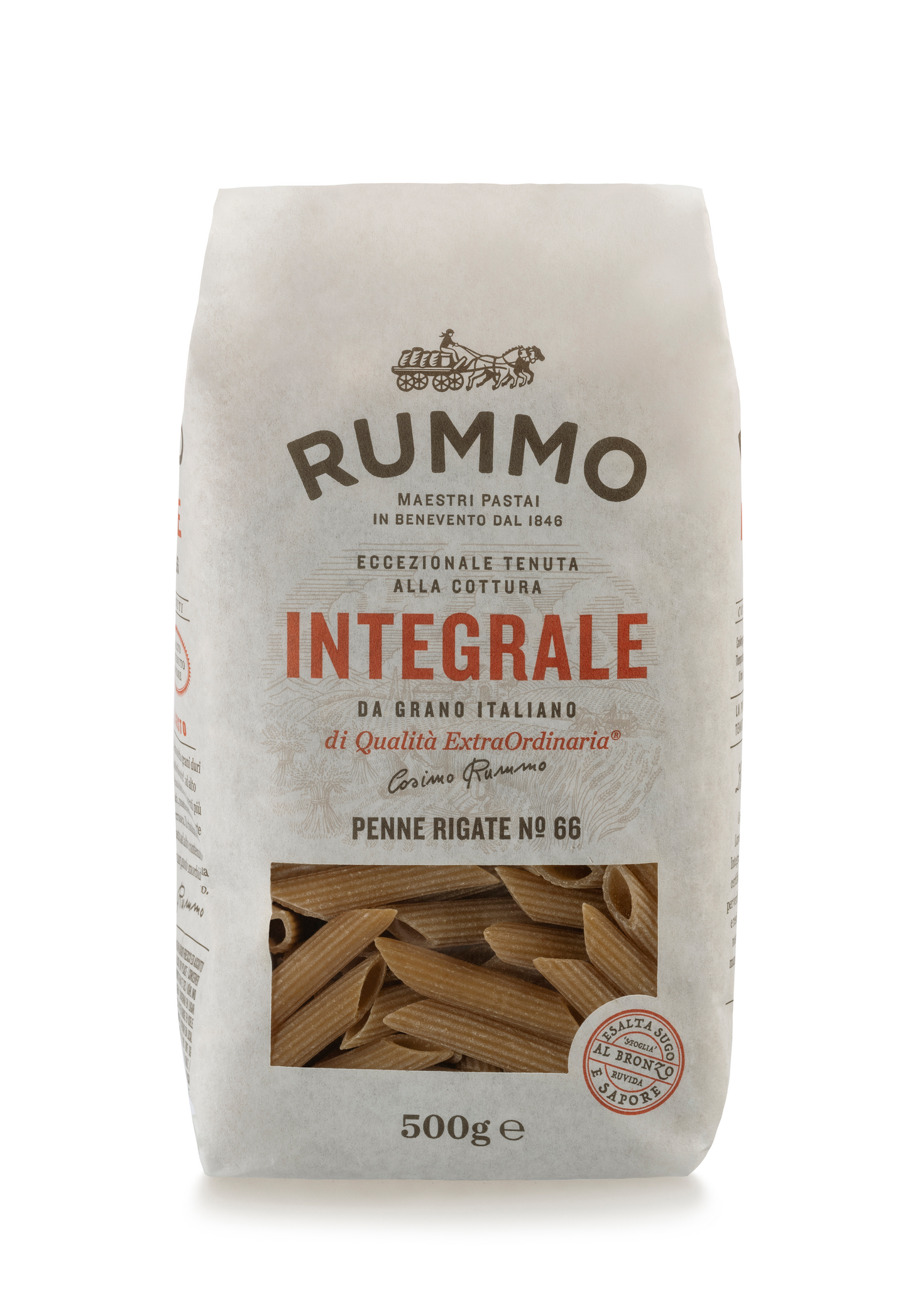 Rummo Täysjyvä Penne Rigate No66 500g