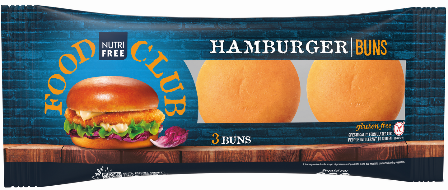 Nutrifree gluteeniton Panino Hampurilaissämpylä 110g/3kpl