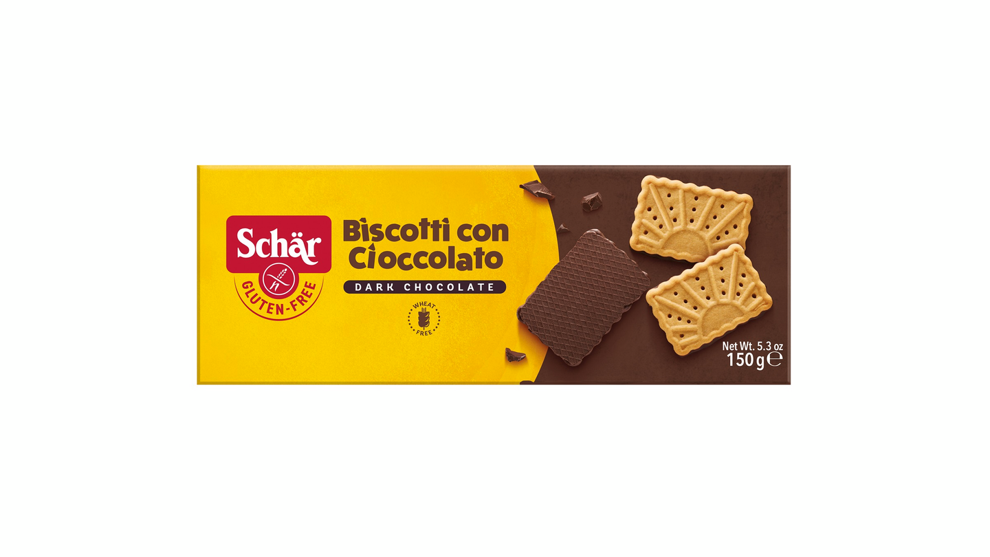 Schär Biscotti suklaakeksi 150g gluteeniton