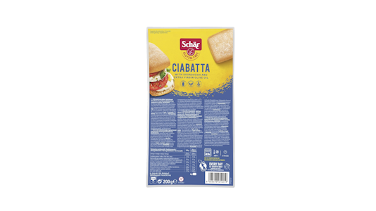 Schär Ciabatta-rusticaleipä 200g gluteeniton