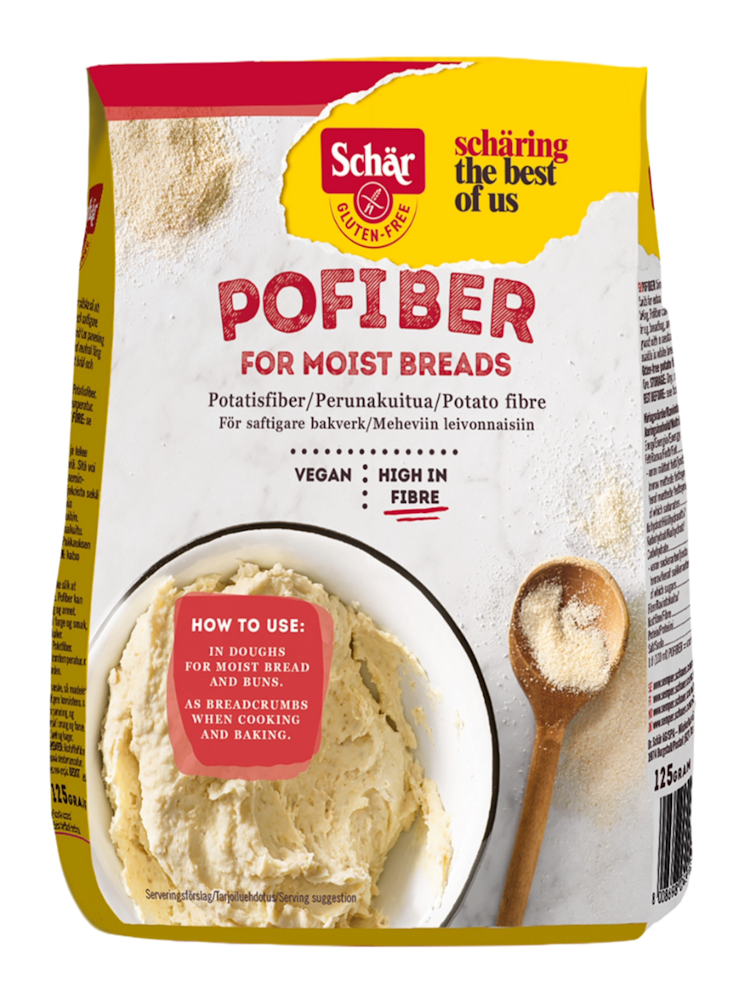 Schär Pofiber perunakuitujauhe gluteeniton 125g - HoReCa-tukku Kespro