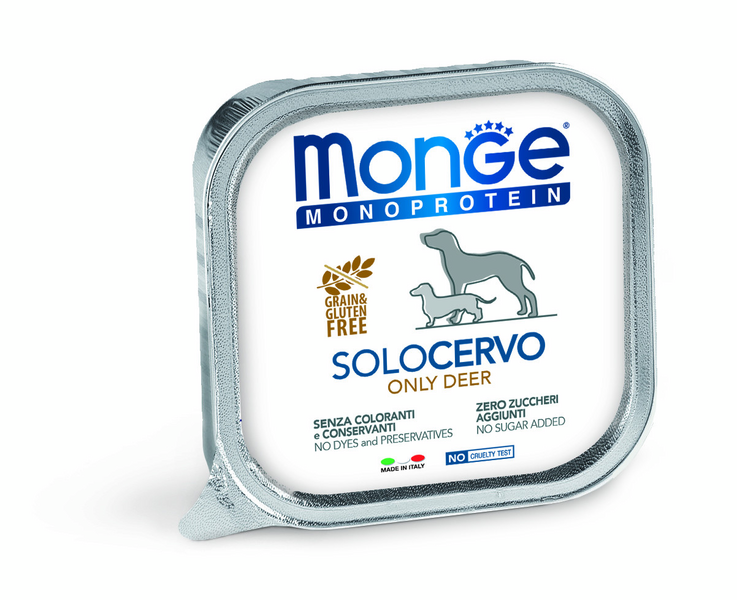 Monge monoprotein dog 150g peura