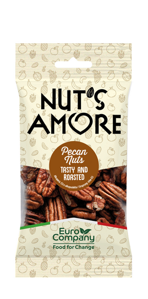 Nut's Amore paahdetut & suolatut pekaanipähkinät 30g