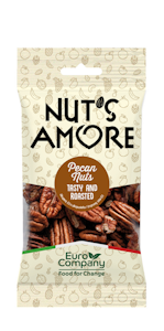 Nut's Amore paahdetut & suolatut pekaanipähkinät 30g