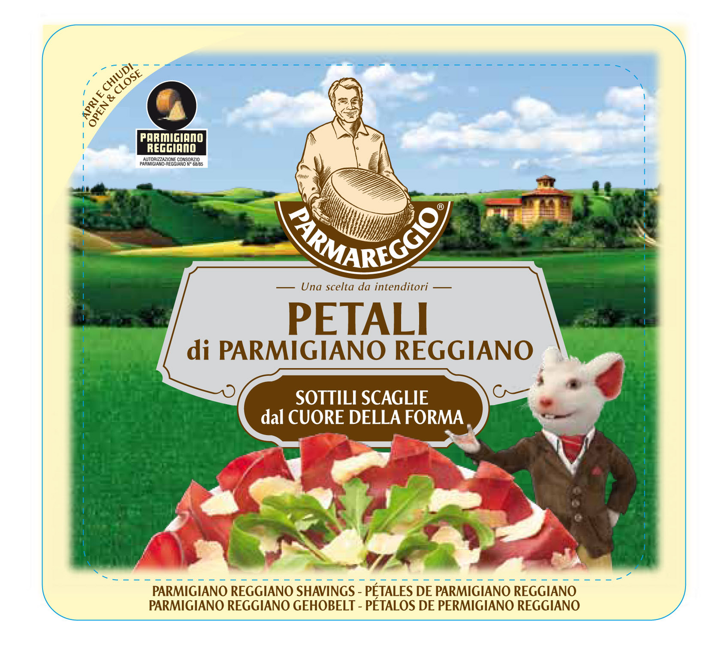 Parmareggio Parmigiano 80g lastu