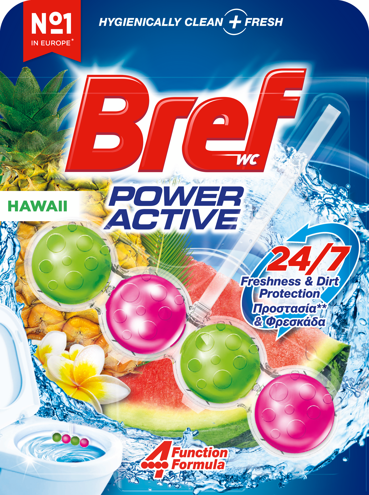 Bref Power Active wc-raikastin 50g Hawaii