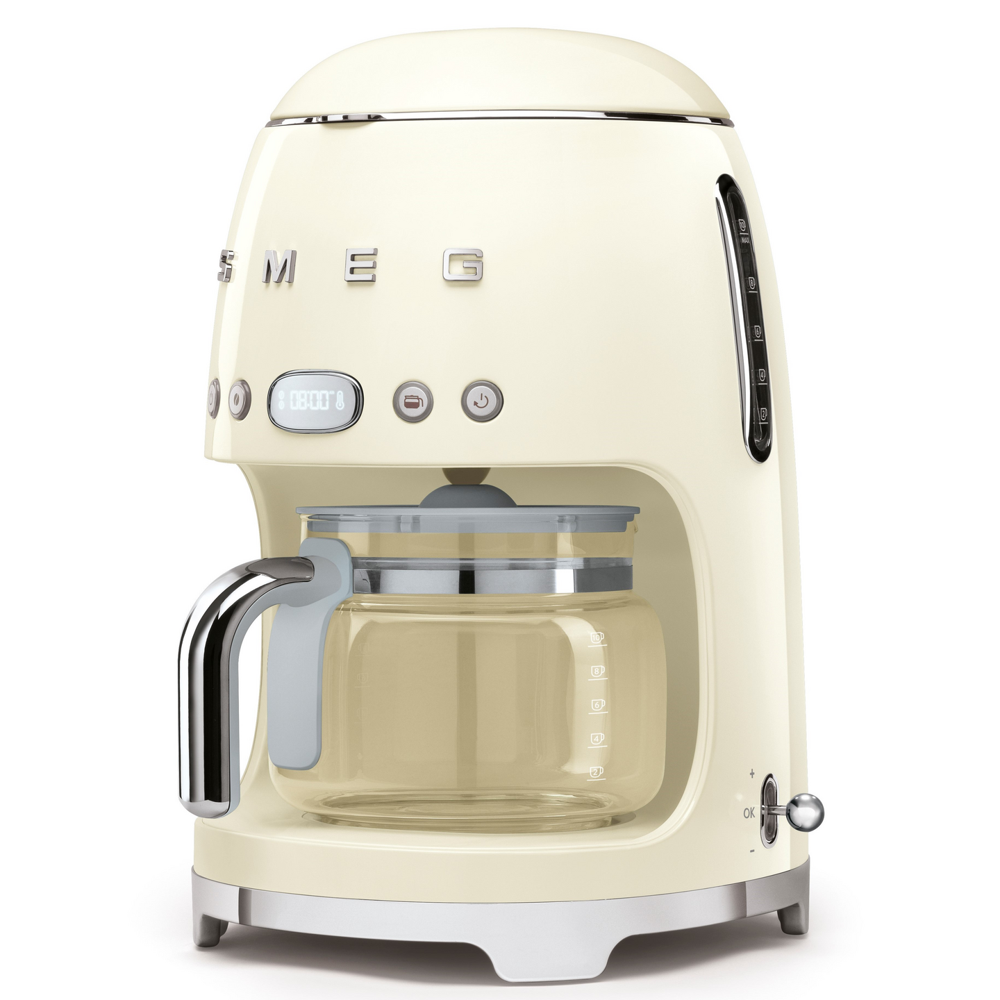 Smeg 50's style DCF02CREU -kahvinkeitin, kermanvalkoinen