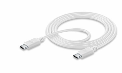 Cellularline USB-C-USB-C -kaapeli 1,2 m valkoinen