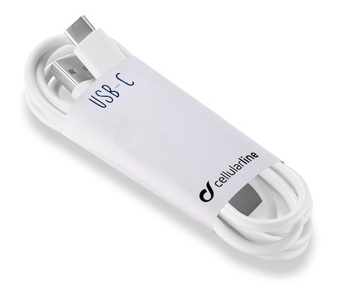 Cellularline Tech Away USB-C-kaapeli 0,9 m valkoinen