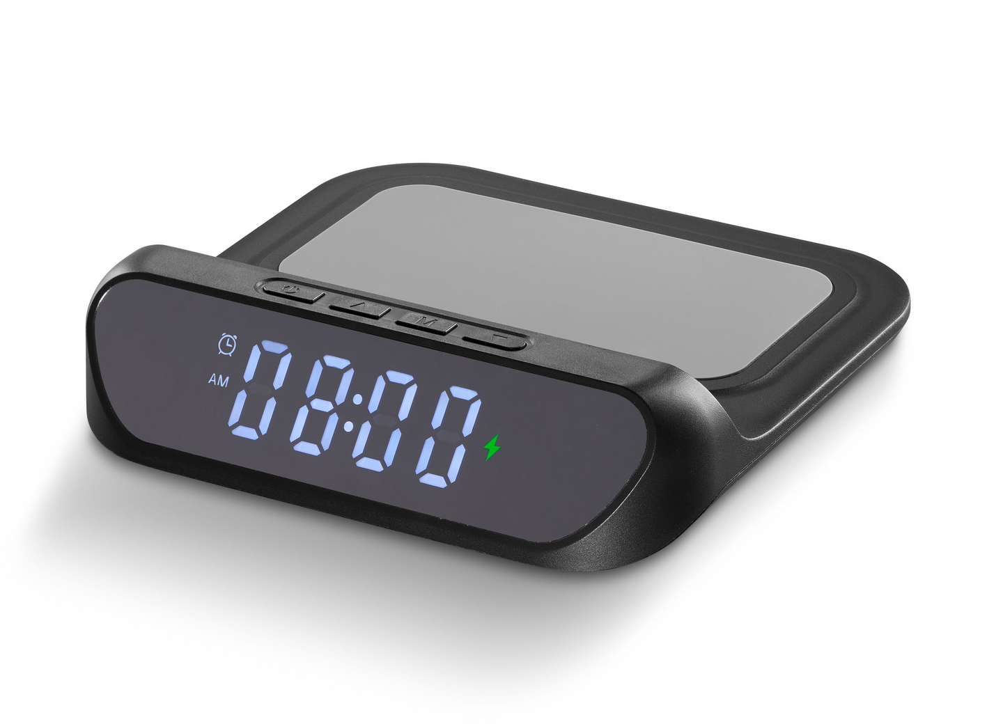 Cellularline Smart Clock -herätyskello latausalustalla