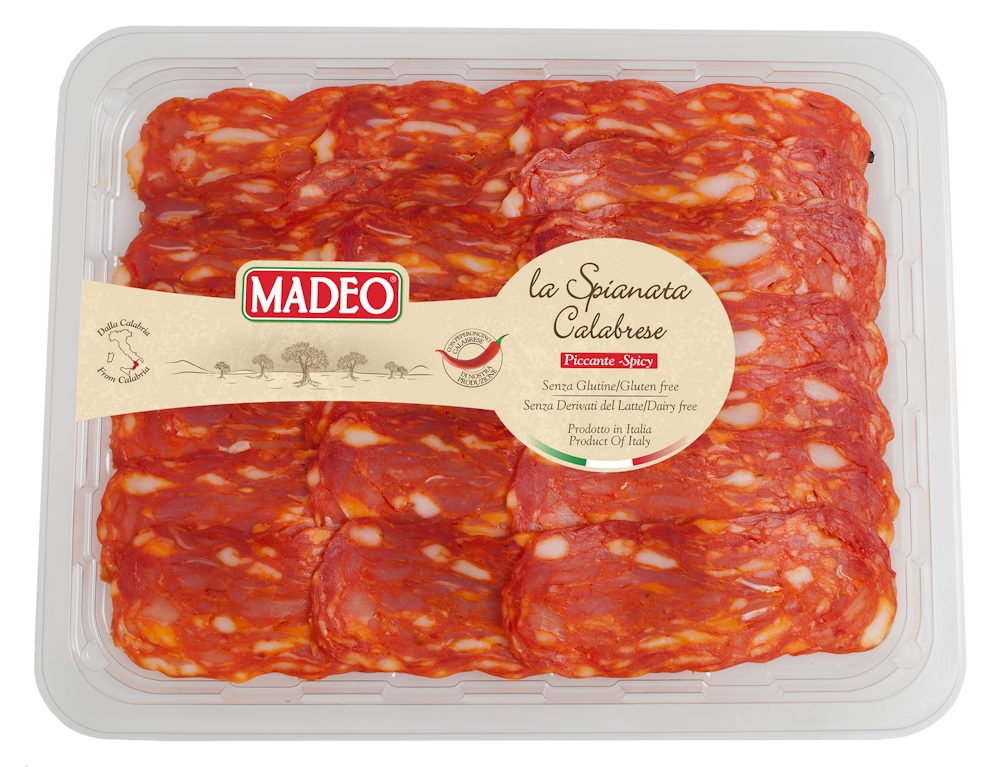 Madeo Salame spianata calabrese picante viipaloitu 500g — HoReCatukku