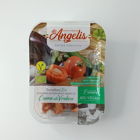 De Angelis Tortelloni 250g tomaatti-kasvikerma vegaani