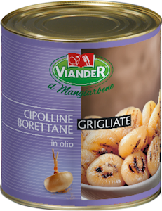 Viander Grillattu Borettanesipuli pieni öljyssä 750/450g