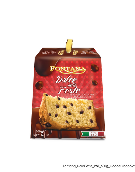 Panettone Fontana Dolce delle Feste 500g suklaahipuilla