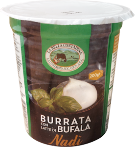 La Contadina Burrata di bufala pehmeä tuorejuusto 200g