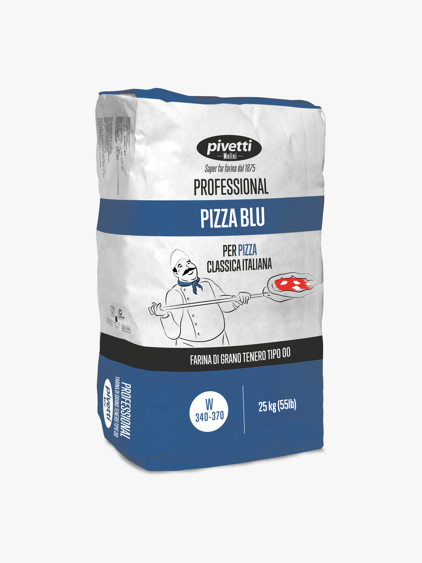 Pivetti Blu pizzajauho 25kg 00-tyypin vehnäjauho