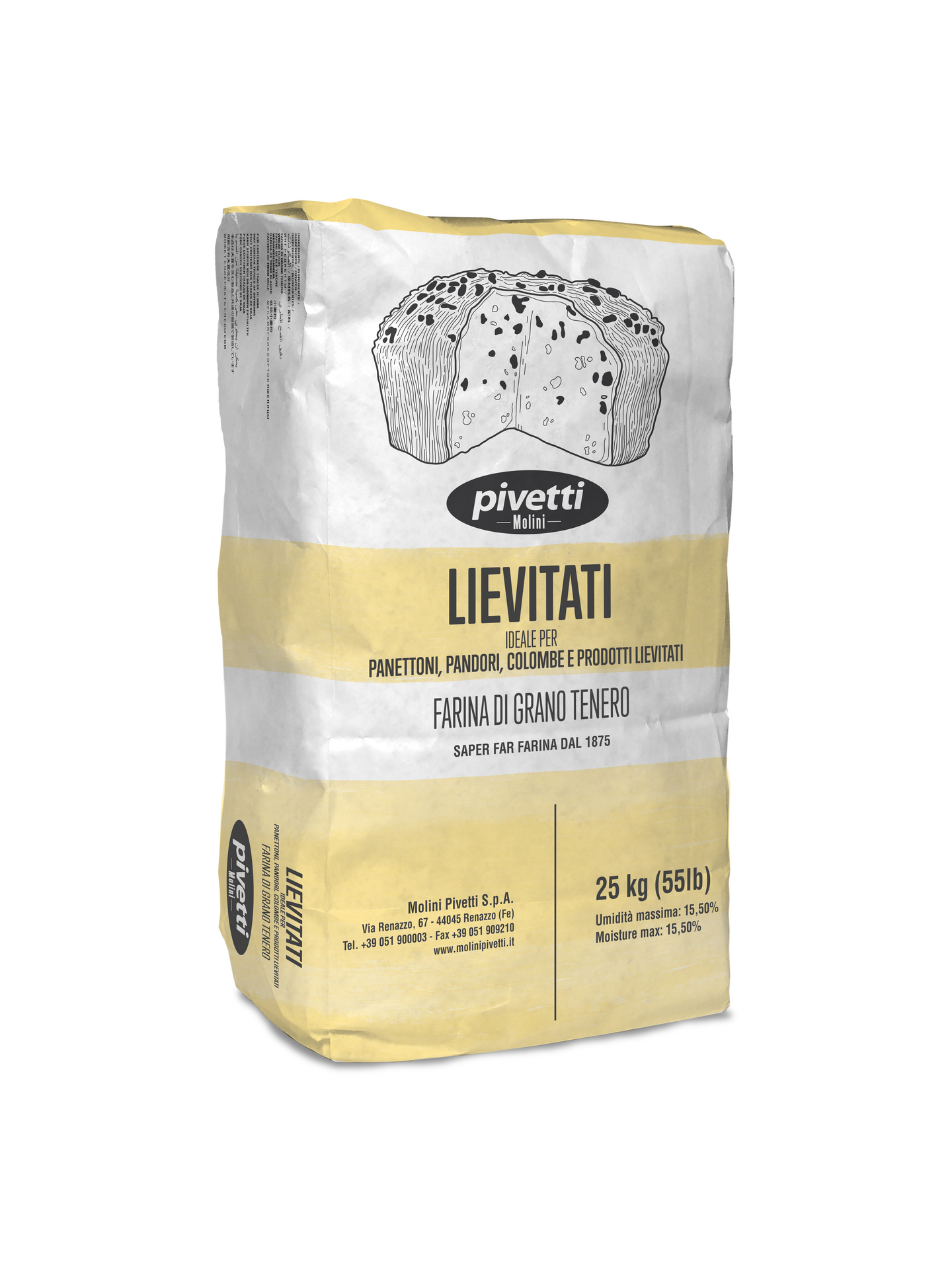 Pivetti Dolci Lievitati vehnäjauho 25kg