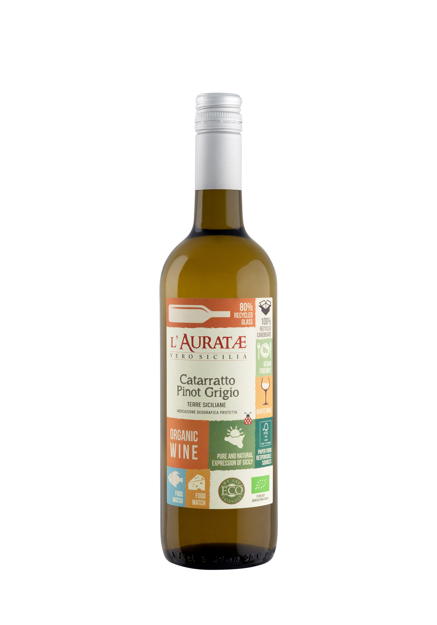 L'Auratae Catarratto Pinot Grigio 75cl 12,5%