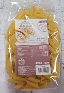 Pasta Natura Penne maissi / riisi pasta 400g gluteeniton