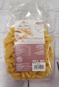 Pasta Natura Maccheroni maissi / riisi pasta 400g gluteeniton