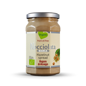 Nocciolata Luomu Vaalea Hasselpähkinälevite 250g