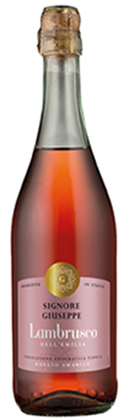 Signore Giuseppe Lambrusco Rosato 8% 0,75l