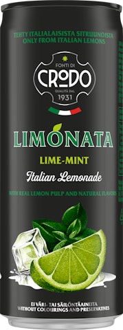 Fonti Di Crodo Limonata Lime-Mint 0,33l