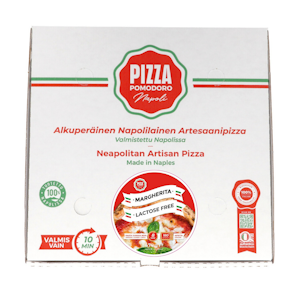 Pizza Pomodoro Margherita laktoositon 475g artesaanipizza pakaste